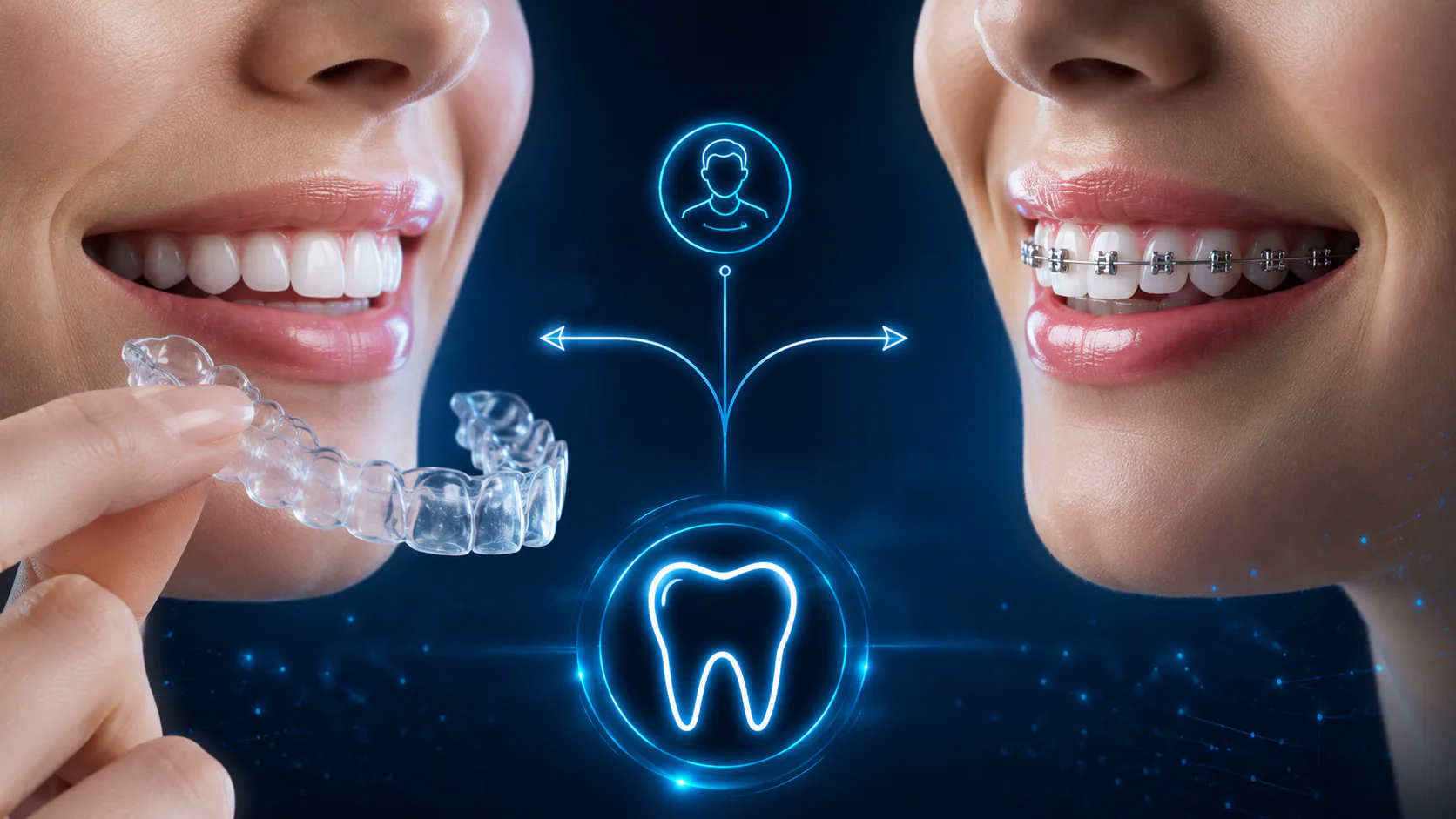 Clear aligners or braces: how is the right treatment chosen?