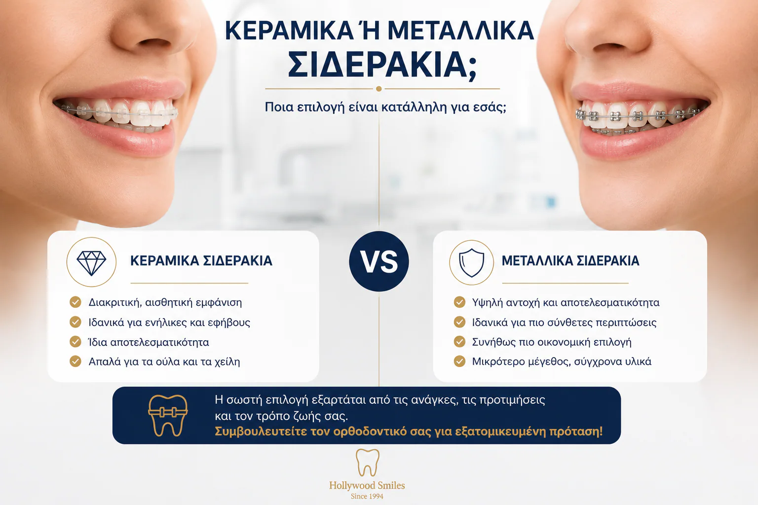 Ceramic or metal braces?